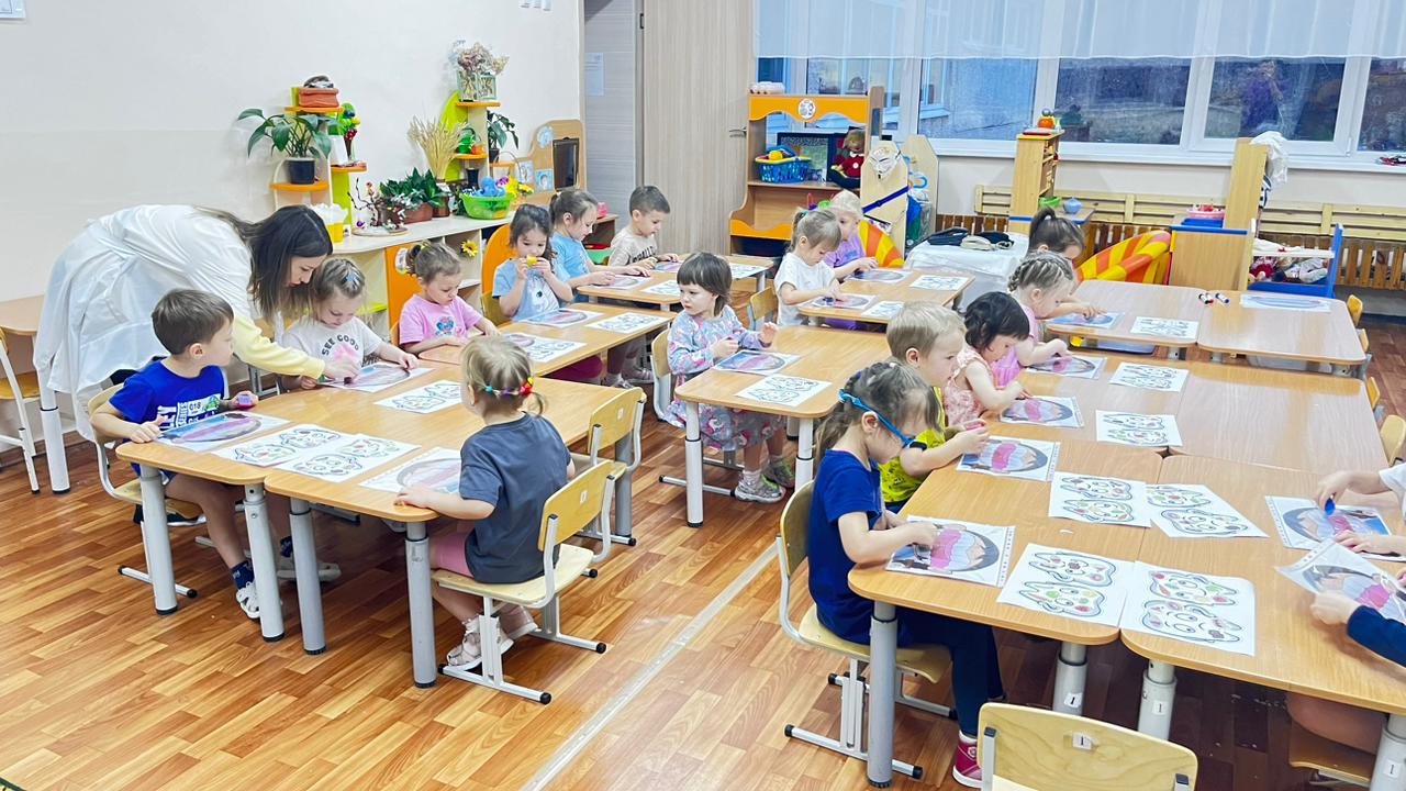 Дети на мастер-классе